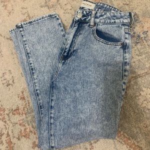 Pacsun acid wash mom jeans size 26